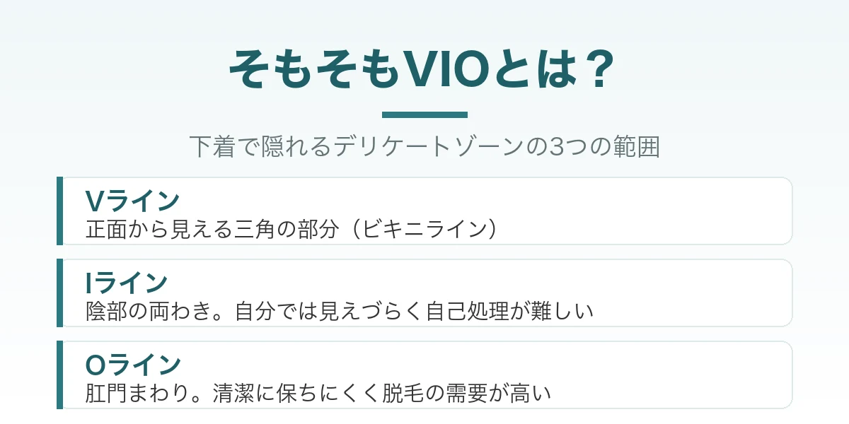 そもそもVIOとは?